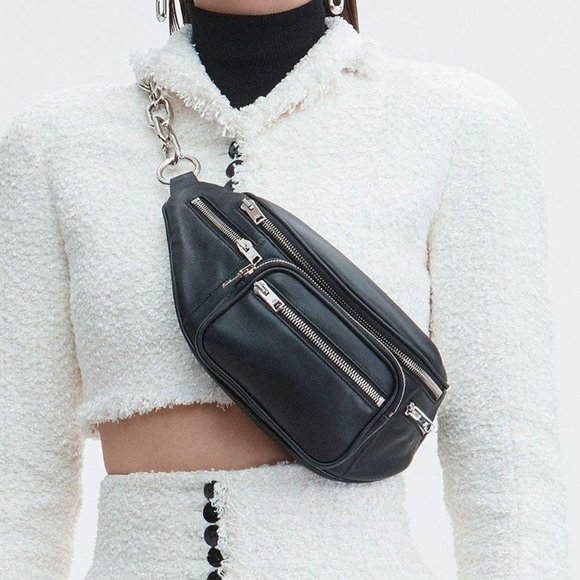 Alexander Wang Handbags - brand new Alexander Wang fanny pack in black lambs